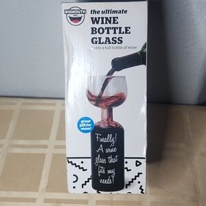 BIGMOUTH Inc. Wine Bottle Glass